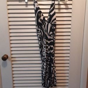 Sexy leopard print zebra print dress